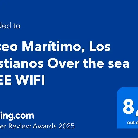 شقة Paseo Maritimo, Cristianos Over The Sea Free Wifi *
