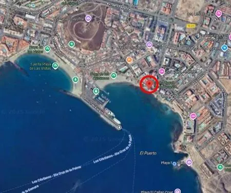 شقة Paseo Maritimo, Cristianos Over The Sea Free Wifi أرونا